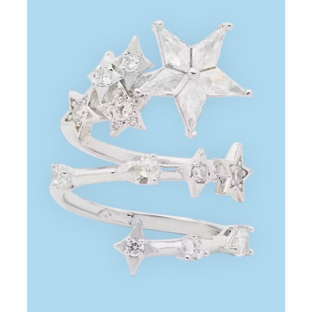 Kate Spade NEW size 7 ring - Cosmos silver wrap ring